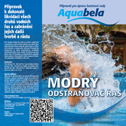 AQUABELA  Modrý  odstraňovač  řas  5,0 litrů