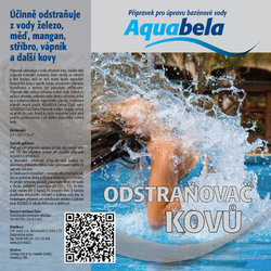 AQUABELA  Odstraňovač kovů  1,0 litr